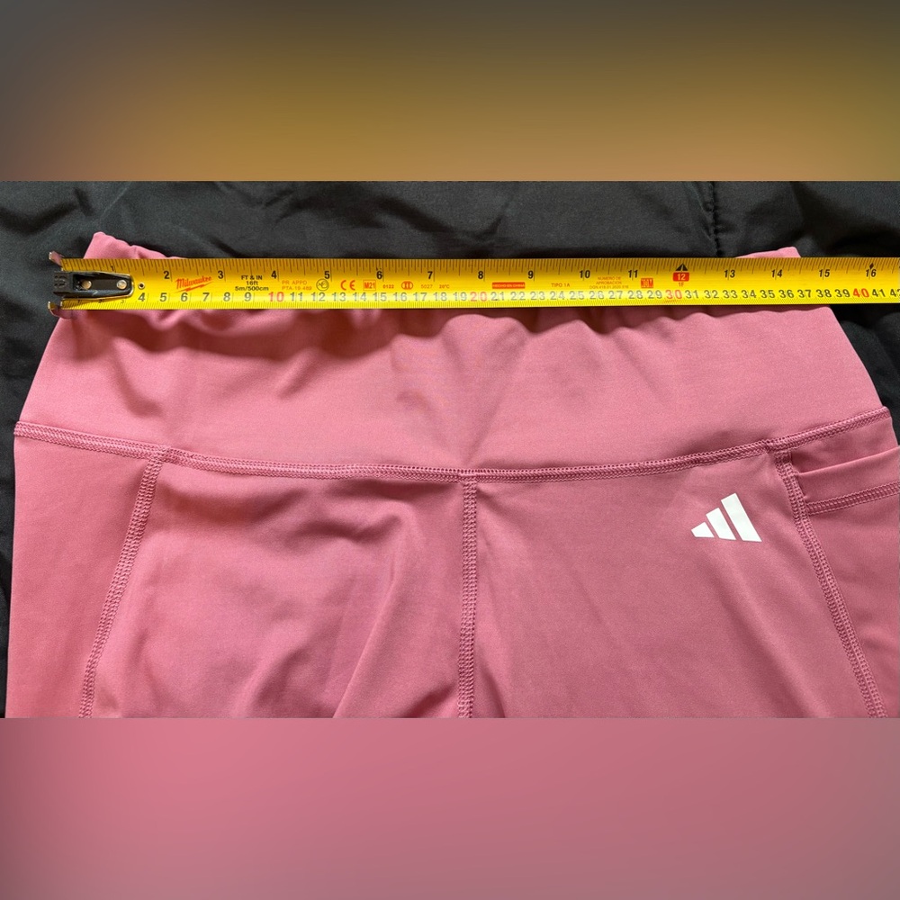 Lot of 2 Woman Sz XL 1XL Adidas Evolution and Creation  Pink Floral Leggings - Picture 9 of 9